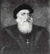 unknow artist This portrait of Vasco da Gama to clerical error Gregorio Lopez. Sweden oil painting artist